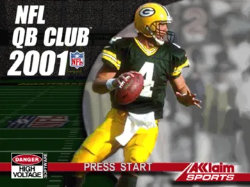 NFL QB Club 2001 (USA) screen shot title